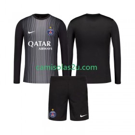 Camisolas de futebol Paris Saint-Germain Guarda Redes Criança Equipamento Principal 2025/26 Manga Comprida